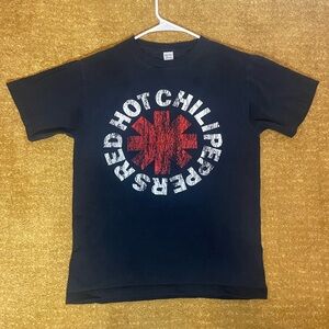 2018 Red Hot Chili Peppers T-shirt Sz S Black Logo